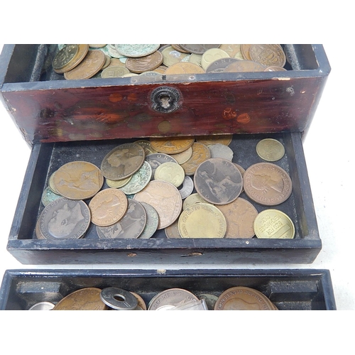 294 - Old box of coins