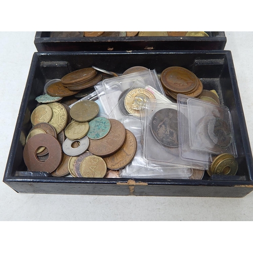 294 - Old box of coins