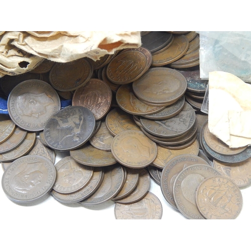 296 - 2 vintage bank bags full of coins