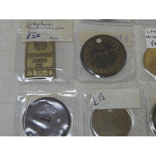 298 - Bag containing 14 x scarce brass medallions, etc originally priced at £14 each