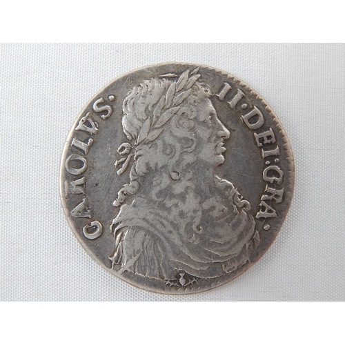 301 - Scotland Charles II Merk 1669 a bold strike Very Fine or better