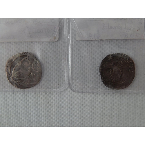 302 - Commonwealth Half Groat; Charles I Half Groat both Fair to Fine