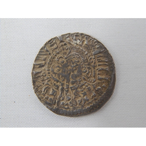 305 - Edward III Silver Penny, broad face, very rare