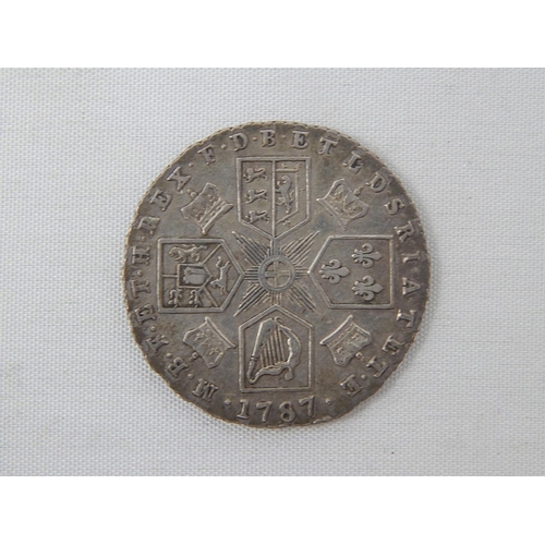 311 - George III Sixpence 1787 Extremely Fine