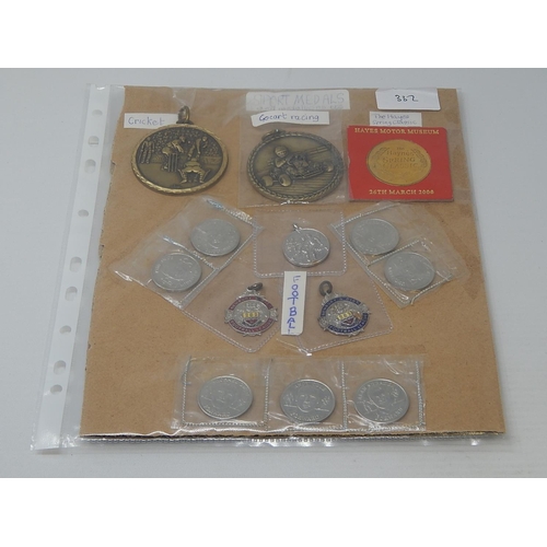 332 - 13 x Sports Medallions