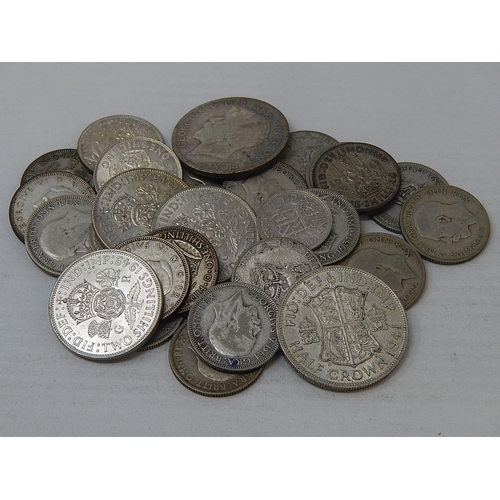 336 - £1.70 face value Pre-1947 Silver coins