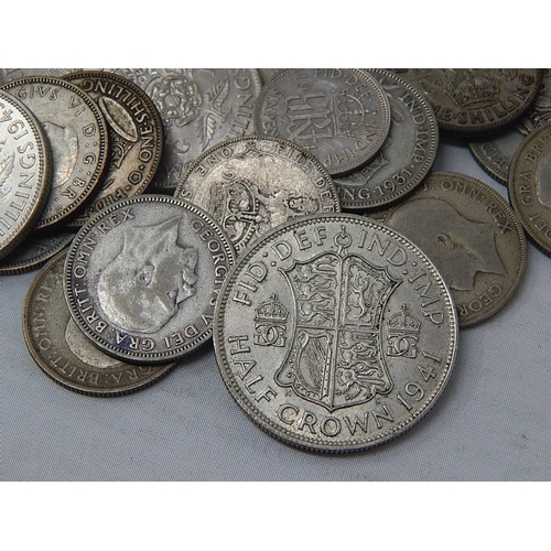 336 - £1.70 face value Pre-1947 Silver coins