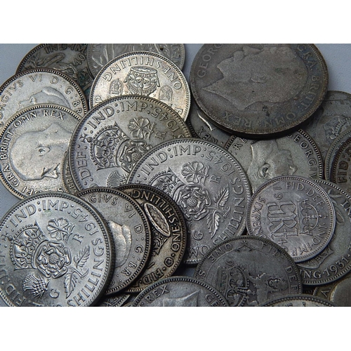 336 - £1.70 face value Pre-1947 Silver coins