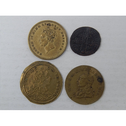 347 - George I Counter Nuremberg ; George II Nuremberg; George III and George IV English Jettons generally... 