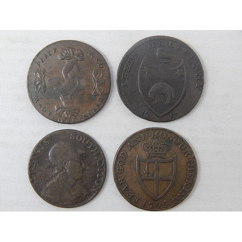 353 - Williams London Middlesex Token 1795; Sheffield 1791; Hampshire/Southampton halfpenny, very rare not... 