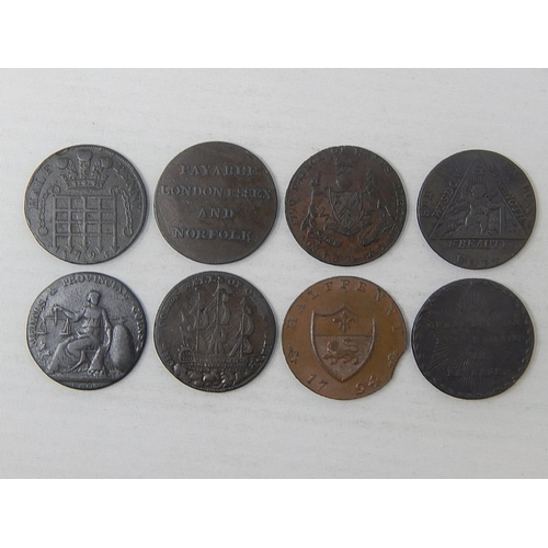 361 - Prince of Wales Tokens(4); Long may they reign Token; John of Gaunt 1794 Halfpenny; Duke of York 179... 