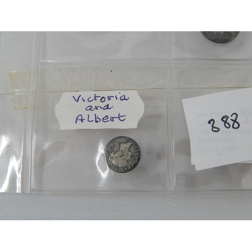 388 - Selection of Victoria and Albert miniature coins, others(9); Very fine or better