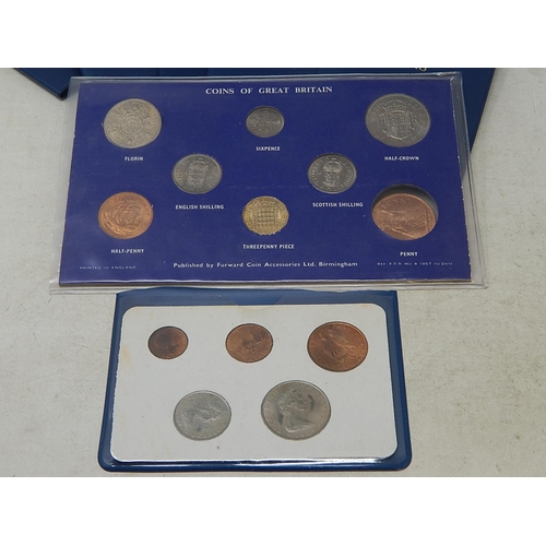 416 - Britain's First Decimal sets(10); Isle of Man Decimal Set; 1964 Year Set