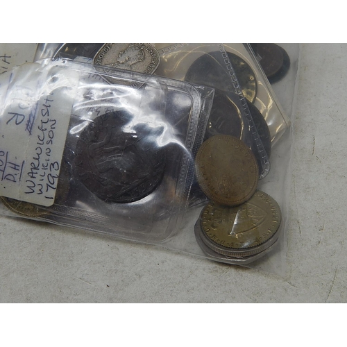 427 - bag of coinage unchecked