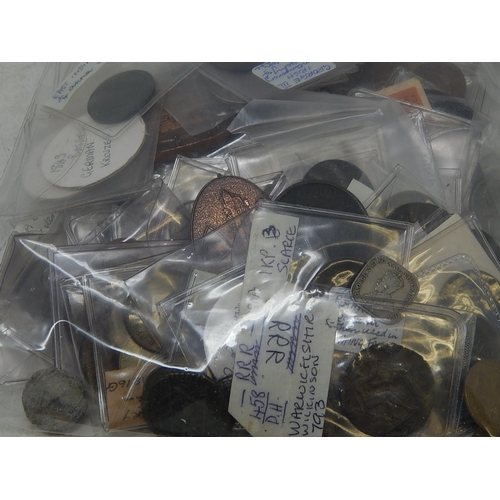 427 - bag of coinage unchecked