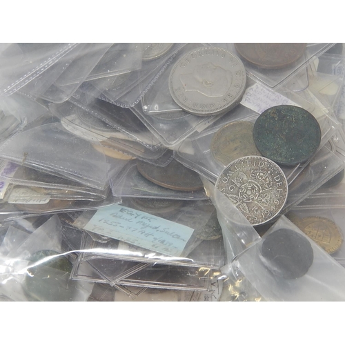 428 - bag of coinage unsorted