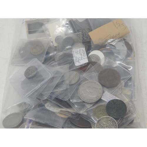 428 - bag of coinage unsorted