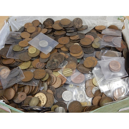 436 - box of coins unchecked