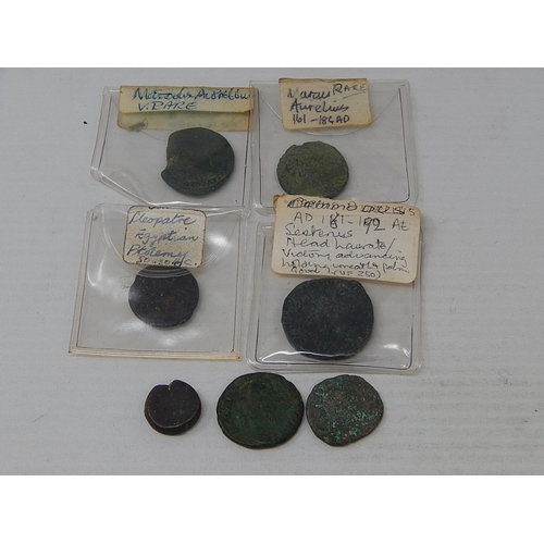 447 - Collection of Roman coins