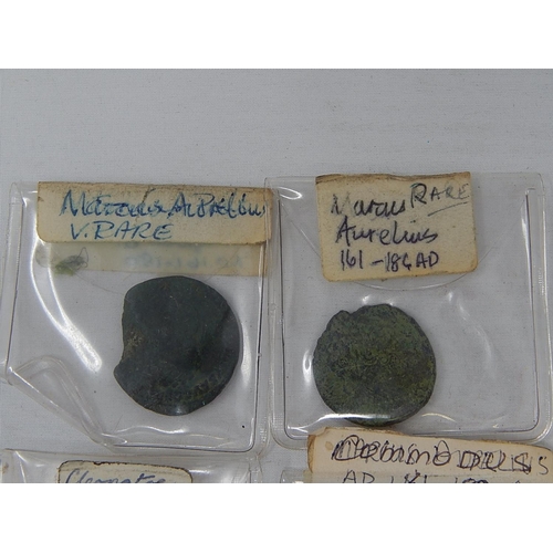 447 - Collection of Roman coins