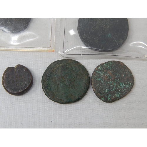 447 - Collection of Roman coins