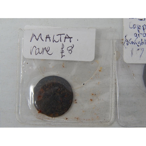 450 - Malta early Copper 1805; others (2) generally Fine or better