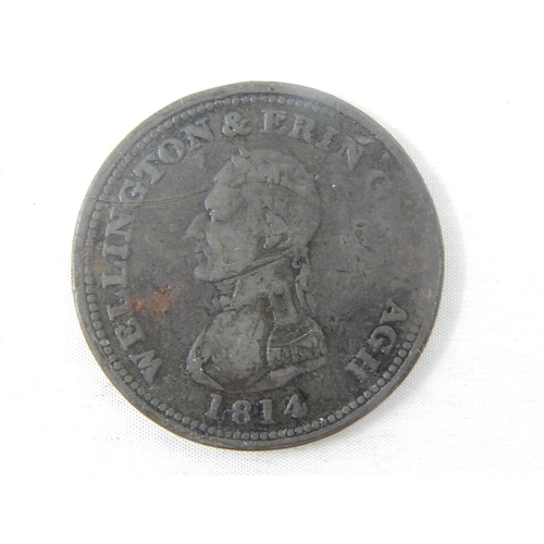 456 - Wellington Medallion 1814 Fine or better