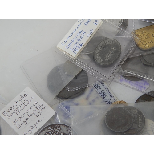 470 - Large collection of early tokens, jettons, passes, Communion Tokens etc