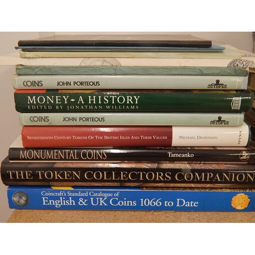 438 - A Large selection of numismatic books