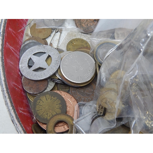 476 - collection of mixed coins and tokens and 2 x Numismatic books