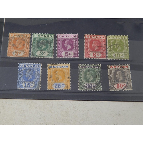 252 - Collection of early World stamps inc Belgium, Trinidad & Tobago, British Guiana, Portugal inc ovepri... 