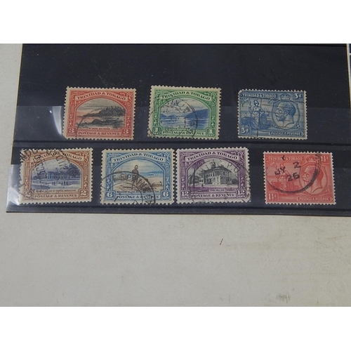 252 - Collection of early World stamps inc Belgium, Trinidad & Tobago, British Guiana, Portugal inc ovepri... 