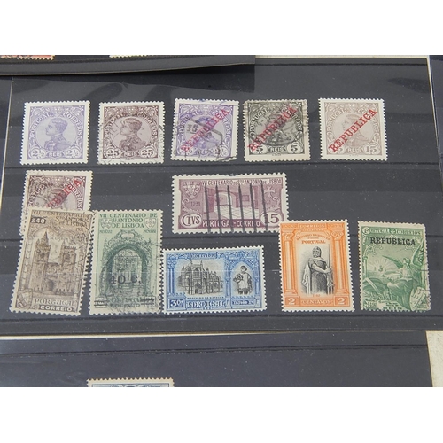 252 - Collection of early World stamps inc Belgium, Trinidad & Tobago, British Guiana, Portugal inc ovepri... 