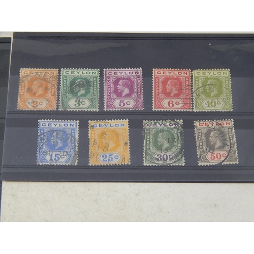 252 - Collection of early World stamps inc Belgium, Trinidad & Tobago, British Guiana, Portugal inc ovepri... 