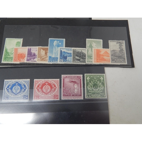 253 - Selection of Mint stamps inc USA, British Antarctic Territories inc Overprints; Thematic cats, horse... 