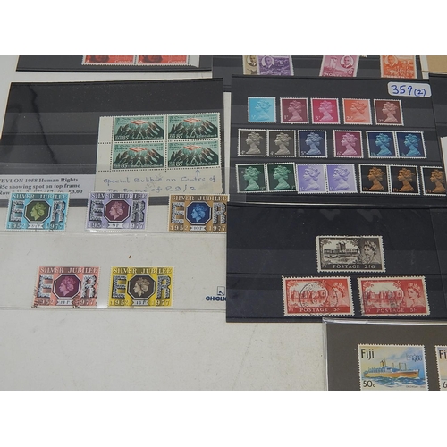 254 - Collection of World Stamps; Rhodesia and Nyasaland inc Overprints; Ceylon with flaws; North Borneo, ... 