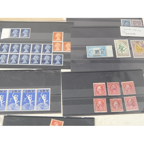 254 - Collection of World Stamps; Rhodesia and Nyasaland inc Overprints; Ceylon with flaws; North Borneo, ... 