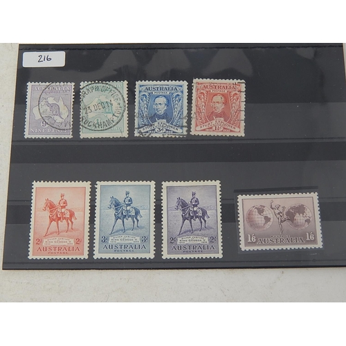 257 - Australia G133 Kangaroo; SG40 Kangaroo;  SG117,118; SG156-158Mint; SG153 Mint; total cat value £118