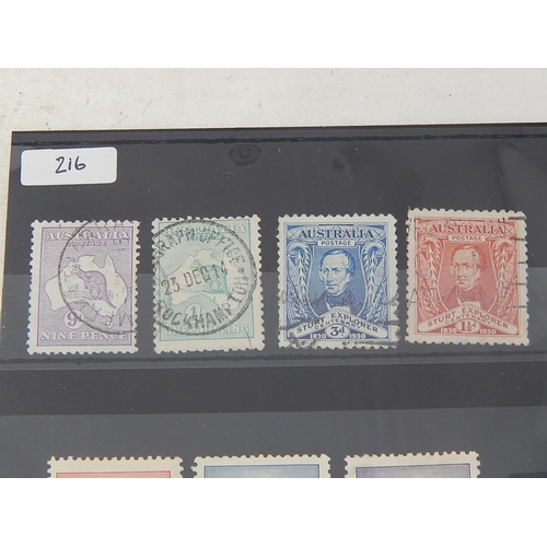 257 - Australia G133 Kangaroo; SG40 Kangaroo;  SG117,118; SG156-158Mint; SG153 Mint; total cat value £118