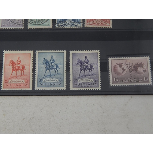 257 - Australia G133 Kangaroo; SG40 Kangaroo;  SG117,118; SG156-158Mint; SG153 Mint; total cat value £118