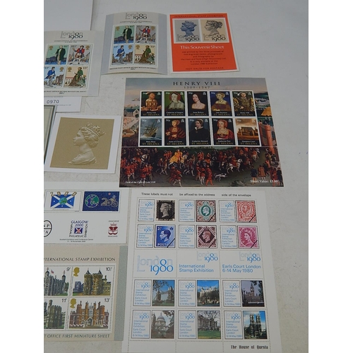 261 - Selection of Miniature sheets, etc