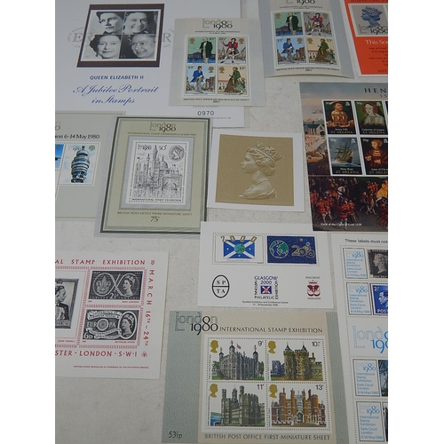 261 - Selection of Miniature sheets, etc