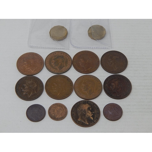 20 - Collection of high grade Bronze coins:  Farthings 1901, 1902, 1917; Pennies: 1907, 1926, 1935, 1938,... 