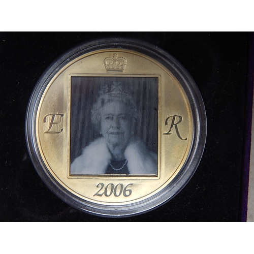 3 - 2002 Queen Mother Silver Proof Memorial Crown in Royal Mint case of issue COA: 2006 Queen Elizabeth ... 