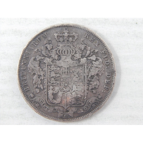 5 - George IV Bare Head Silver Halfcrown 1826