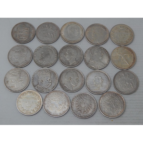 136 - Group of 19 Crown Size Coins believed to all be counterfeit.