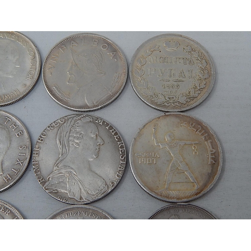 136 - Group of 19 Crown Size Coins believed to all be counterfeit.