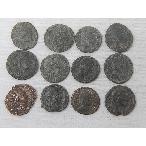 142 - Roman Bronze Coins (12)