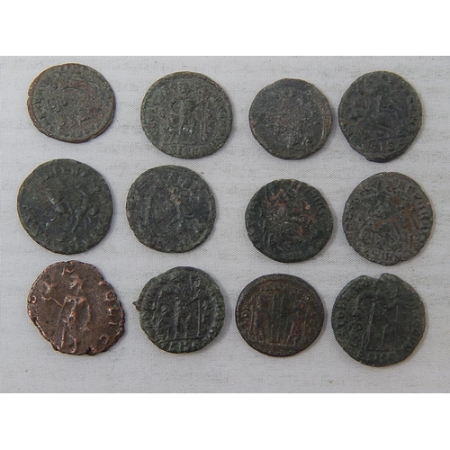 142 - Roman Bronze Coins (12)