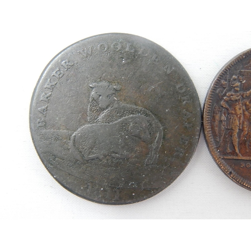 36 - 'Dassier' early copper Medal; Norwich Castle Penny Token; British Copper Company 1812 Penny Token; 1... 